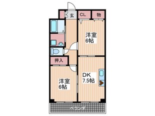 ボヌ－ルⅠの物件間取画像